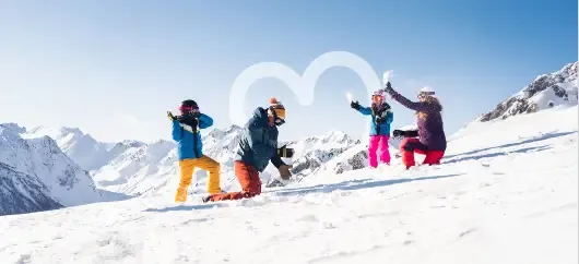 Activités neige en famille
